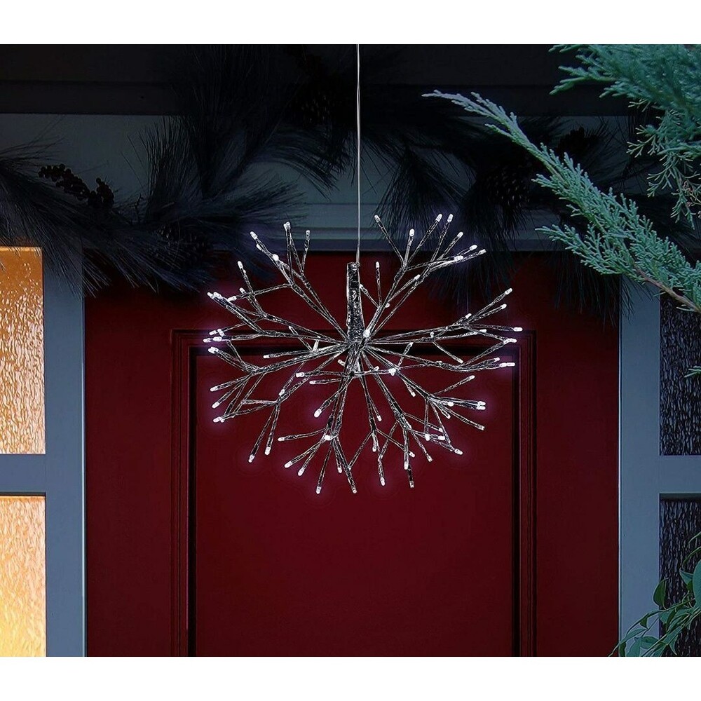 Christmas Twig Snowflake Ornament with
